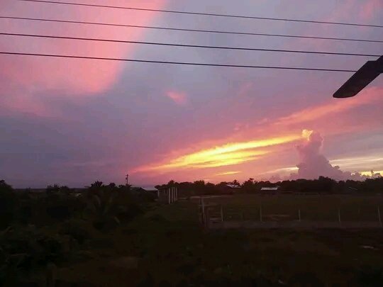 NMoskitiahn's tweet photo. B R U S  L A G U N A
# NoticiasMuskitia
El atardecer de Brus Laguna, el colorido colores de las nubes de color rosa. https://t.co/9f7kam6fgV