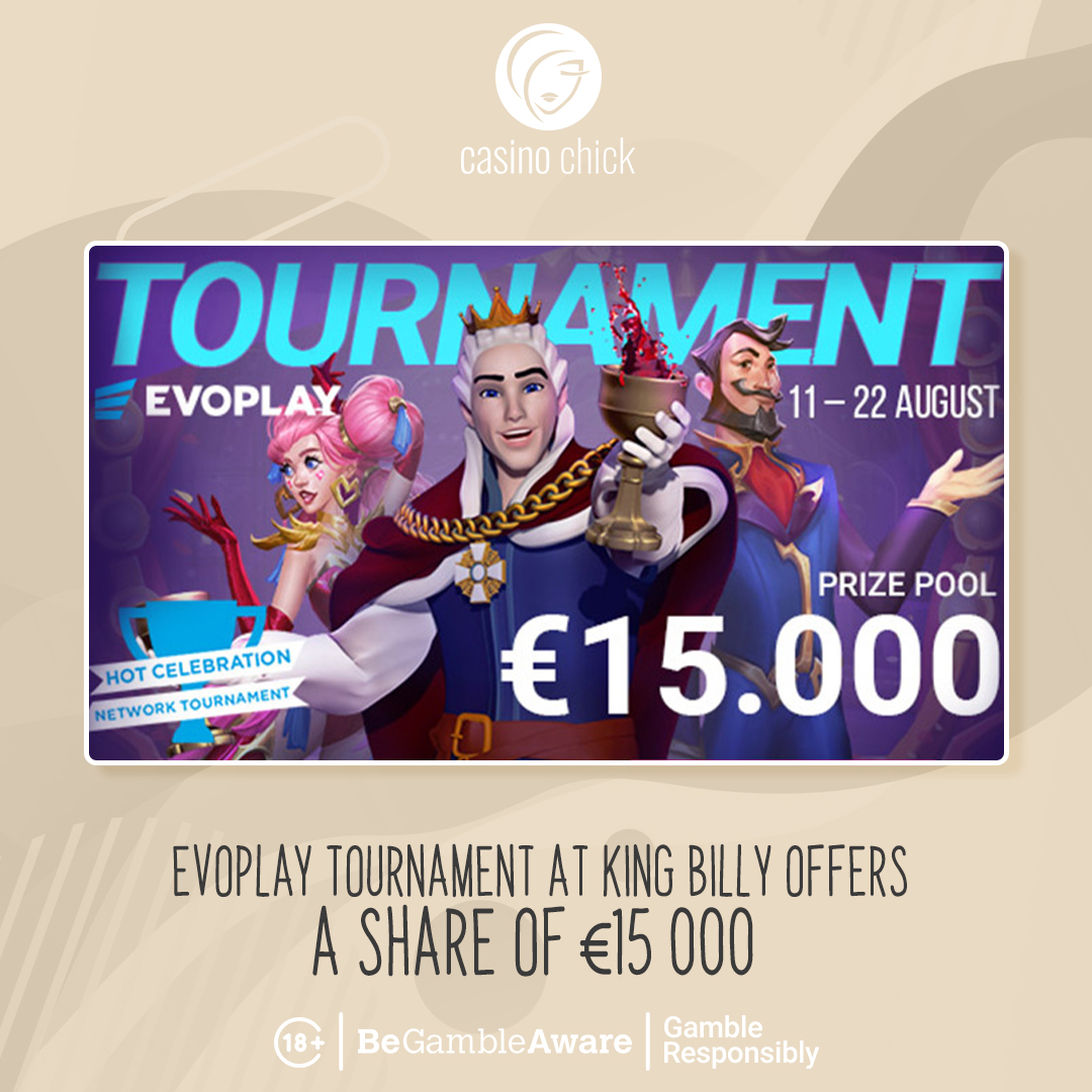Dear ladies, the latest King Billy promotion offers you a chance to participate in the hottest #tournament so far! &#127920;&#128181;&#128081; &#127942;&#127863;

&#128279;More info here:


