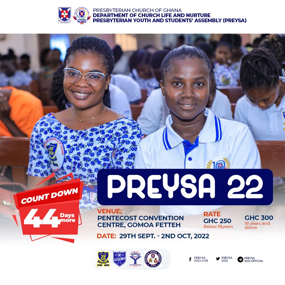 pcg_ypg's tweet image. 4️⃣4️⃣ DAYS MORE💃🏾💃🏾💃🏾

Remember, the deadline for registration is 31st August, 2022.

REGISTER NOW❗❗❗

#PREYSA2022
#InspiredToTransform