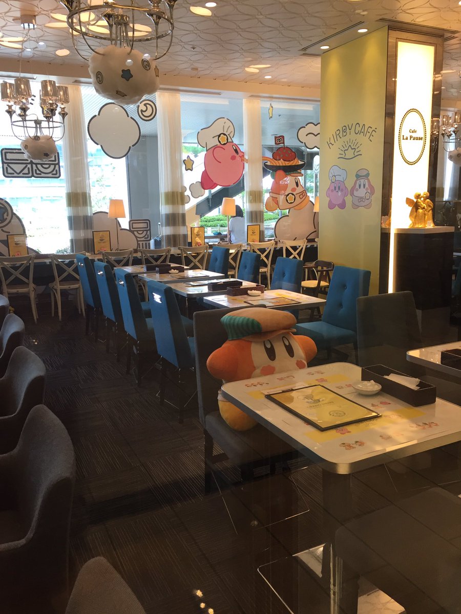 themouseyouknow's tweet photo. I want to go to the Kirby cafe alone so they seat me opposite a Waddledee plushie https://t.co/Z0AEkgKQkK