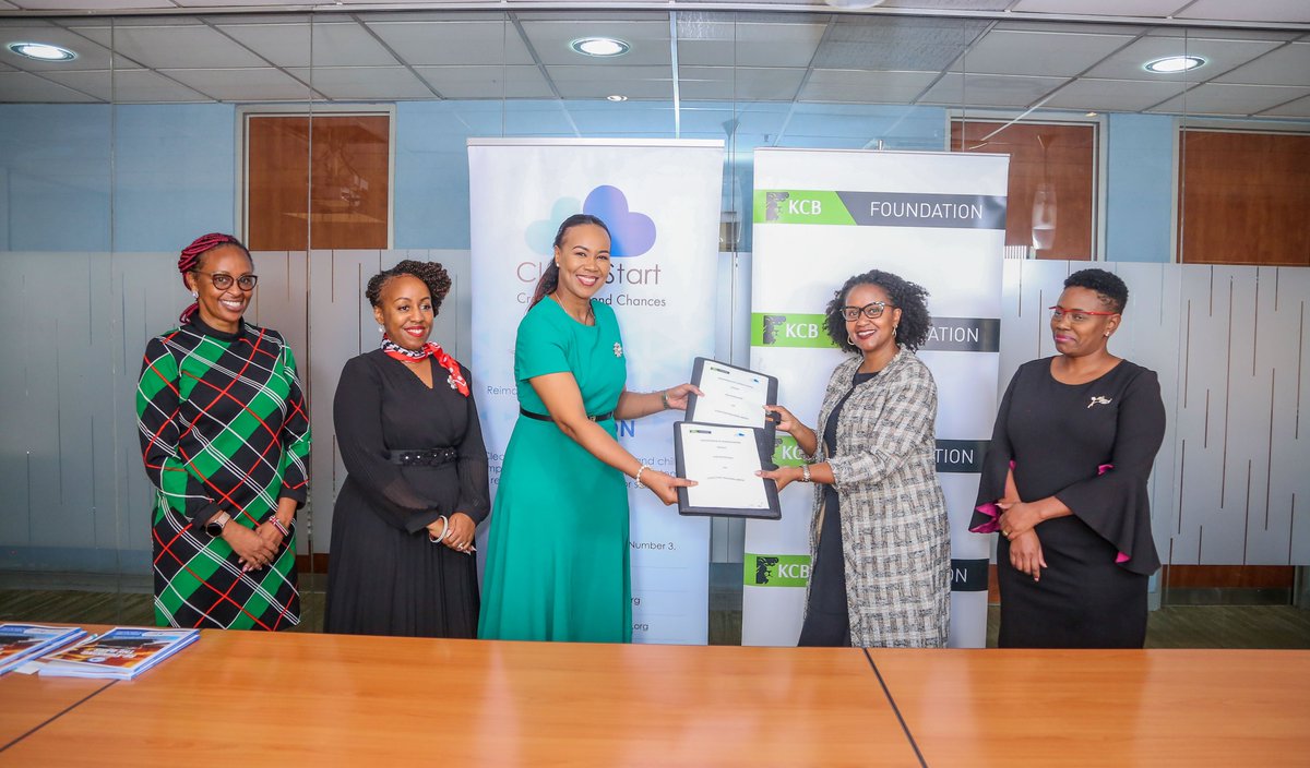 KCBInKenya's tweet photo. The KCB Foundation earlier today signed an MOU with @CleanStartKenya, a social enterprise that works with women and their children impacted by the criminal justice system in a bid to restore dignity and hope for successful reintegration into society. https://t.co/2qENj6SRLe