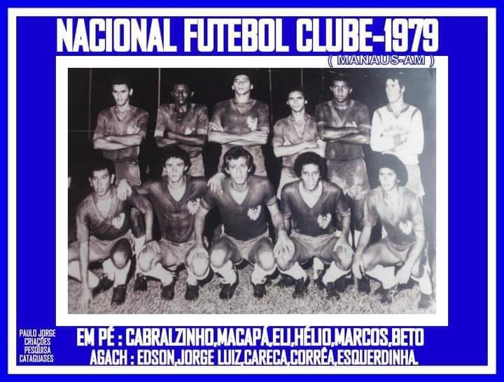 TuneldoTempoNFC's tweet photo. 🏆🏆🏆🏆 Time tetracampeão estadual (1979)

#Naça #tetracampeão #Campeao
#Cabralzinho #MarinhoMacapá #Eli #Helio #Marcos #Beto #Edson #JorgeLuiz #Careca #Correa #Esquerdinha #EstadioCanarinho #BoaVistaRR #CampeonatoAmazonense1979 #VigesimoSetimoEstadual https://t.co/1a05z4NBBR
