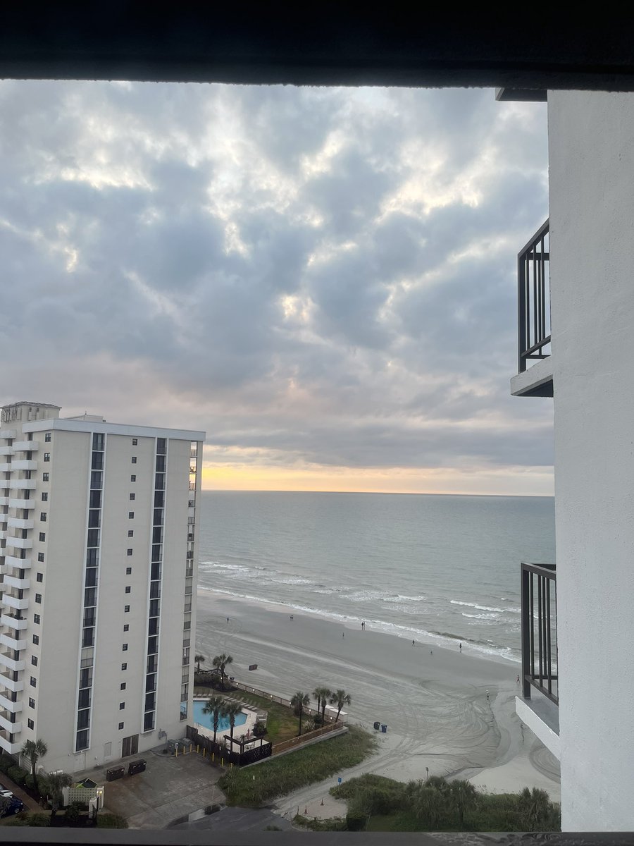 Good morning from beautiful Myrtle Beach #hfma #nchfma