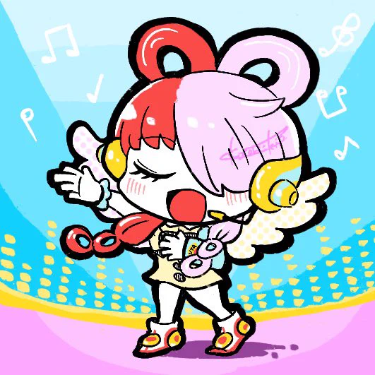 楽しそうに歌うウタが好きなんだ#OP_FILMRED#おえかき小鳥女子 