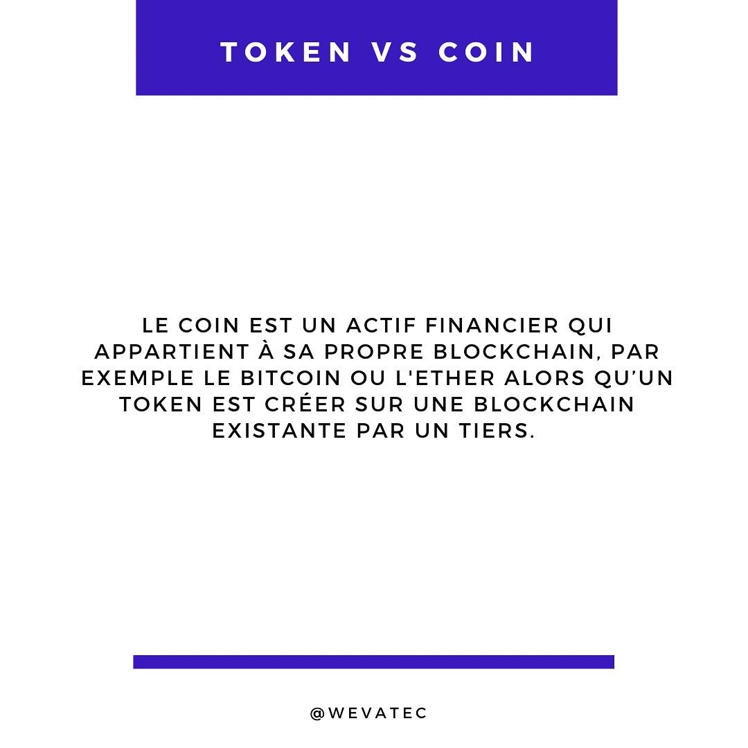 wevatec's tweet photo. Qu’est-ce qu’un Token ?

#LearnWithWevatec #Wevatec_R1 #Bitcoin https://t.co/u0ovU42sHw