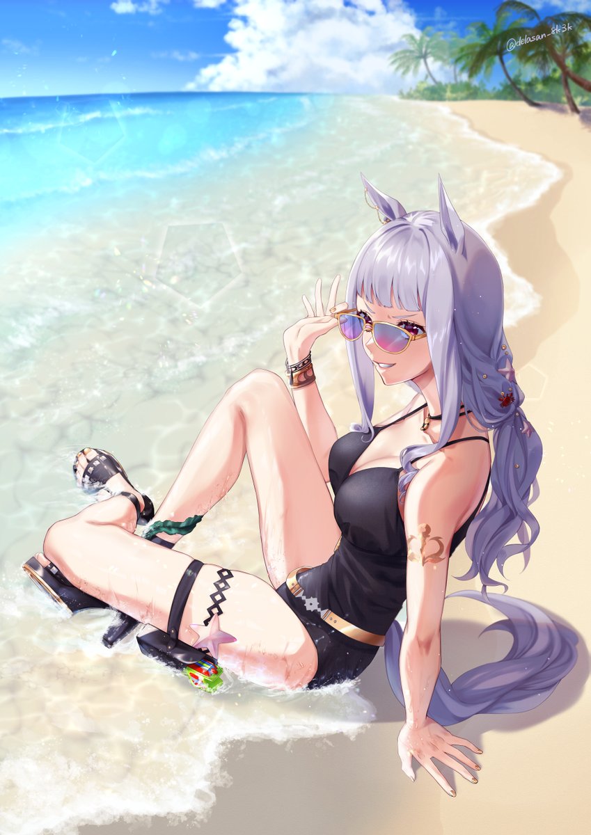 delasan_8k3k's tweet photo. 水着ゴルシ良すぎる
#ウマ娘 https://t.co/ZxVlnoN3w1