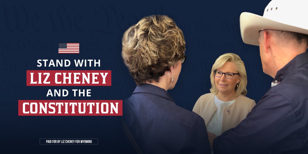 Matt4VA's tweet photo. Wyoming, please stand with @Liz_Cheney today. A vote for @RepLizCheney is also a vote for the Constitution. 

#VoteCheney #GoLiz https://t.co/L78LKG2XV4