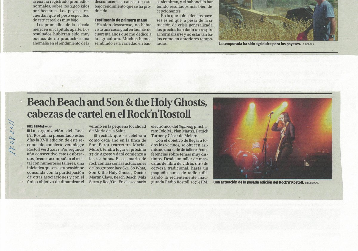 RocknRostoll's tweet photo. Des de 1996 els joves de Maria de la Salut ens organitzem per montar el que ha estat el millor festival de l'illa durant anys, per no dir l'únic. Per nosaltres encara ho és, sense cap ànim de lucre dedicam gran part de l'estiu al millor vespre de l'any, el darrer dissabte d'agost https://t.co/rulaElCApI