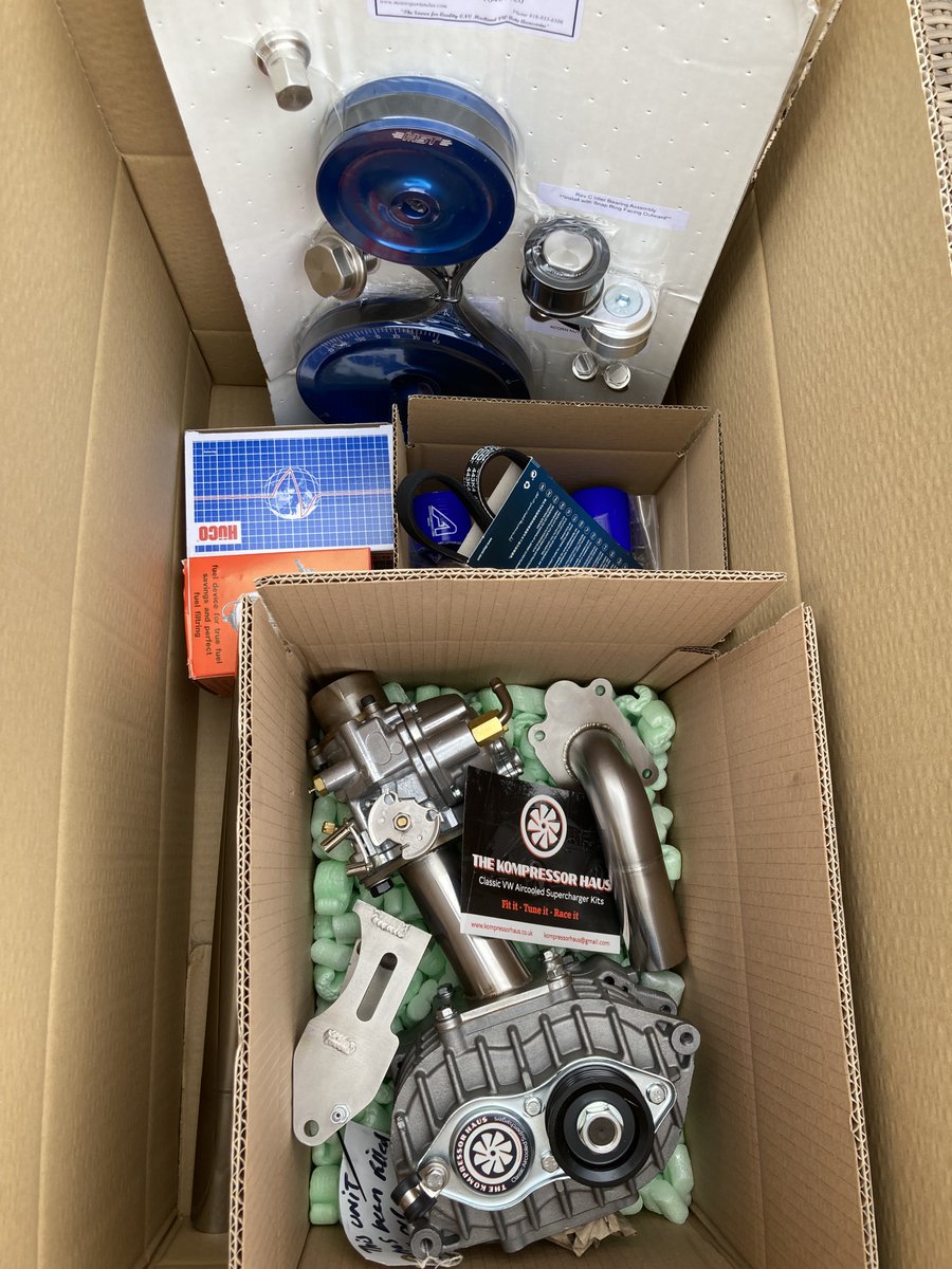 After testing, stripped down, polished and ready to go. This Sleeper kit is going to be fitted to a Bay - no hill too big once this is fitted!! #vw #aircooled #vwbay #amr500