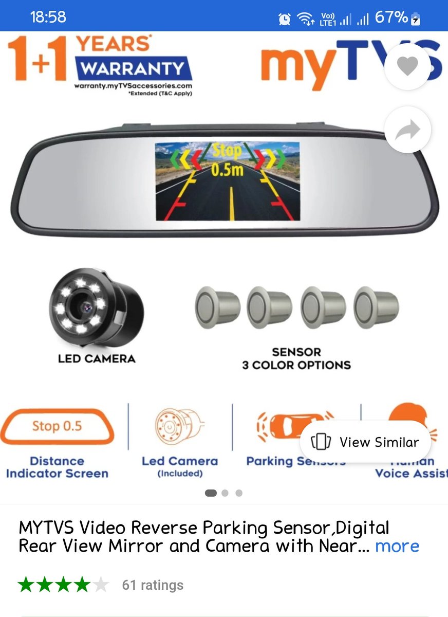 PrashobhJ's tweet photo. Showing 1+1 warranty, but when I try to register on @mytvsofficial site showing not eligible. Pl Sort out the issue @Flipkart https://t.co/XxImEWqbPW