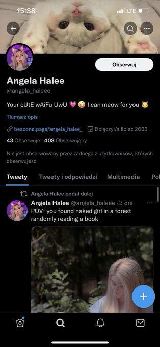 1 pic. This is not me ;-; Please report it if you can @angela_haleee and @AngelaHalee2 https://t.co/