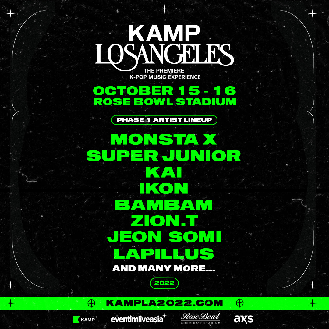 Los Angeles, let’s make history together. On October 15th and 16th, history will be made at the iconic @RoseBowlStadium. The biggest, fully immersive K-Pop experience to ever hit the United States.

Sign up to unlock exclusive presale access: kampla.vip