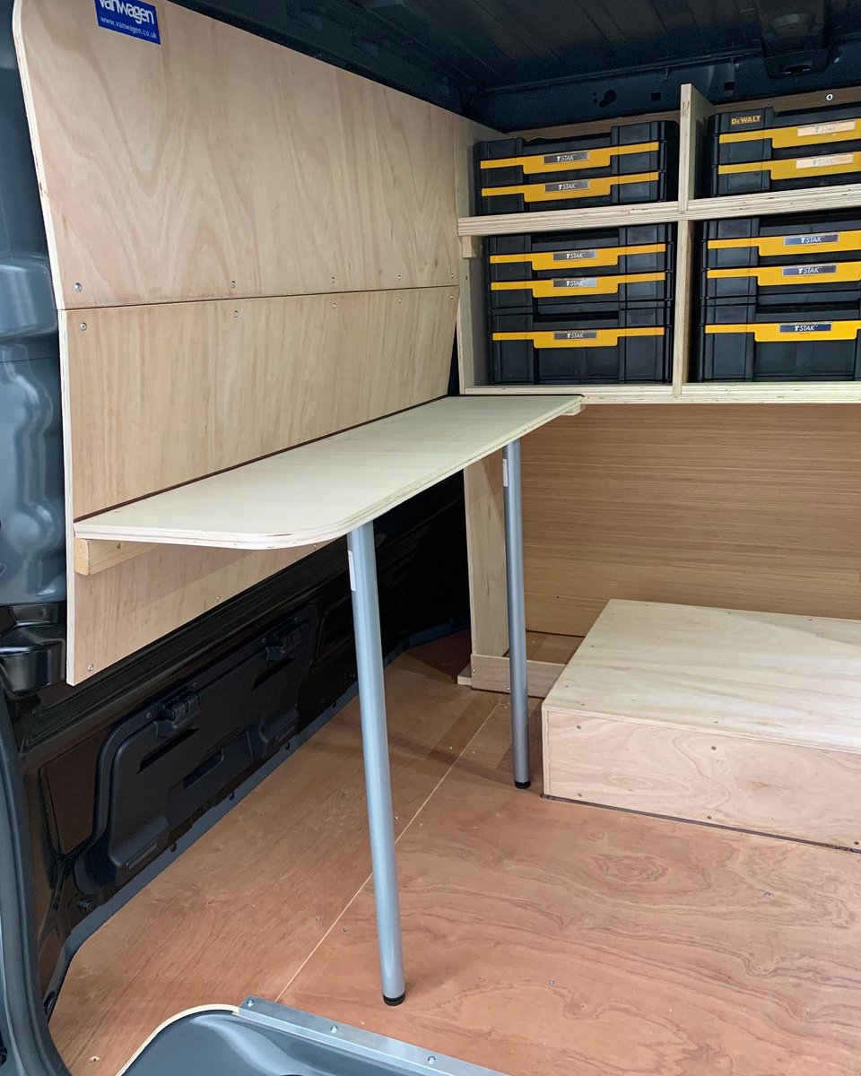 vanwagenuk's tweet photo. 👌🏼Nissan Primastar designed by customer and constructed by Vanwagen 🪚🪛🪓⛏🗜🔧🔨😂

⁉️Need your van organising? Pop down and have a chat.

#wecare #plyshelving #notjustavan #woodracking #bespokeply #happycustomer #fleetvans #vanwagen #vanlife #customercare #vanply https://t.co/Gi9CyvMCVM