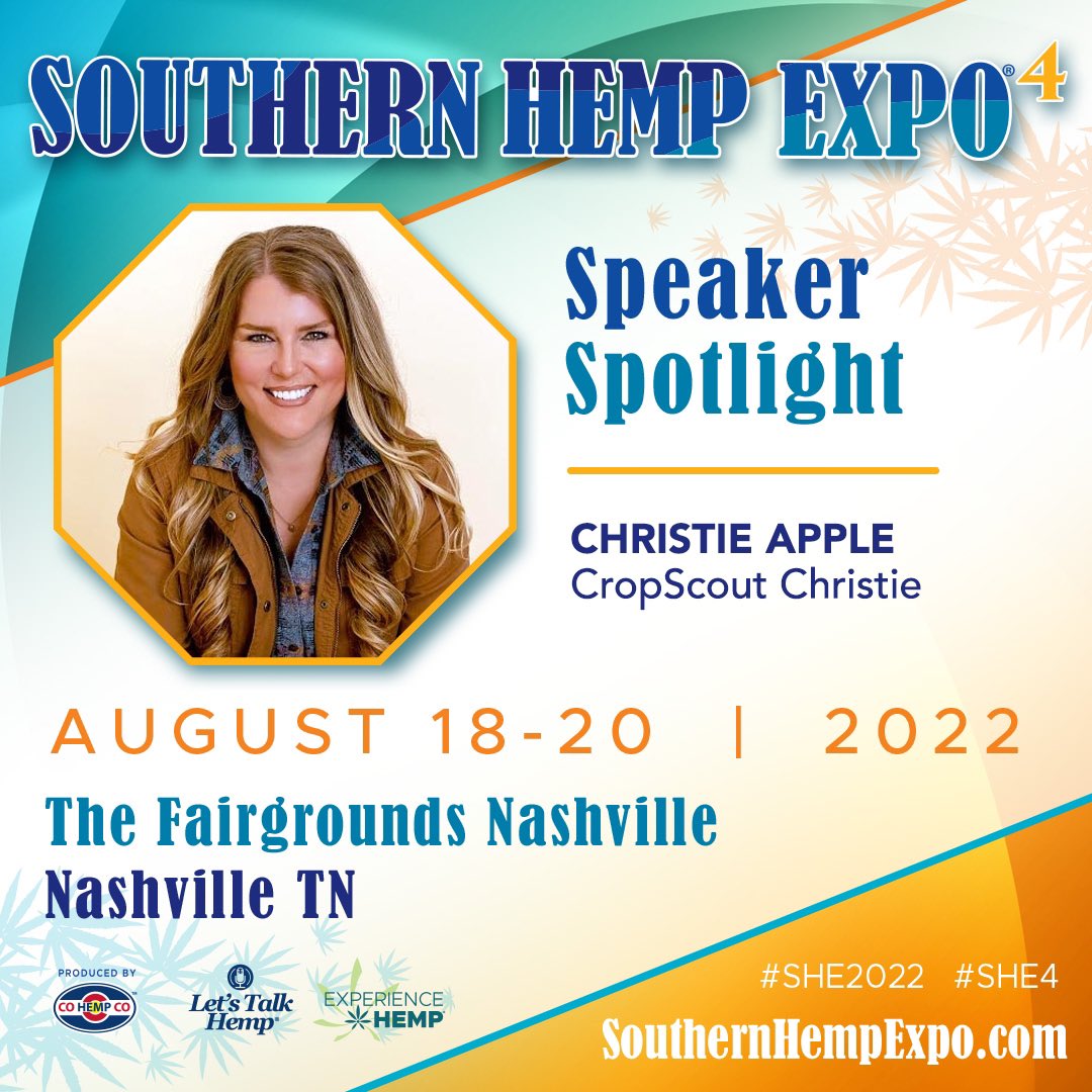 Hope to see you all this coming weekend at #SHE22!!! I’ll be talking about #regenerativeagriculture and the #hemp connection!!! 💚🌱🌎

Click here for more info: southernhempexpo.com/conferences/