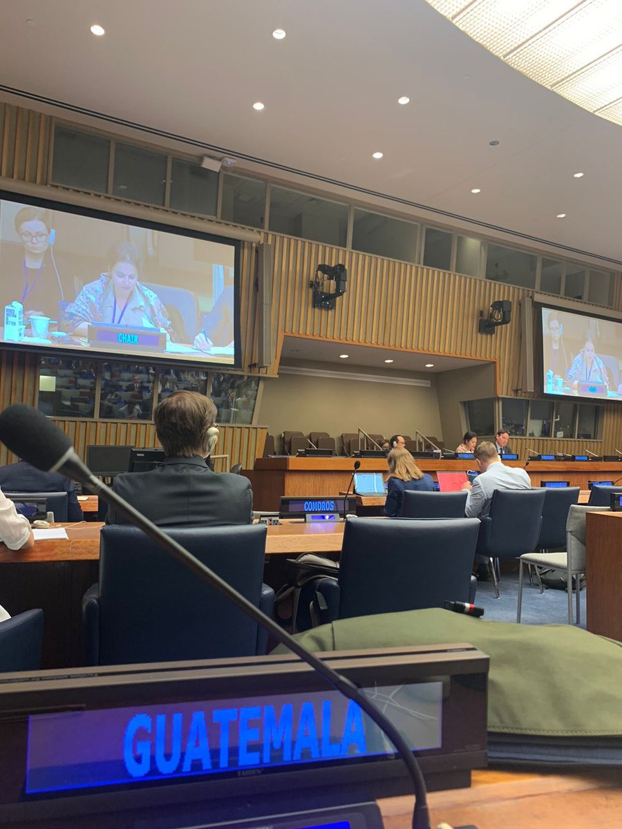 GuatemalaONU's tweet image. Guatemala participa en los 3 Comités principales de la X Conferencia de Revisión del Tratado de No Proliferación reiterando la importancia del Desarme, la No Proliferación y usos Pacíficos de la energía Nuclear, así como su respectivo sistema de Salvaguardias #NPTRevCon @MinexGt