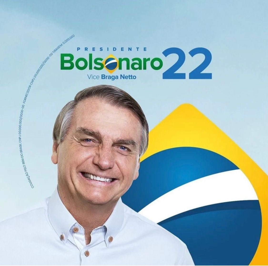 Começou a campanha oficial e já pode pedir voto. Quem não quer a volta do ladrão ou ver o Brasil virar a Venezuela só tem uma opção!