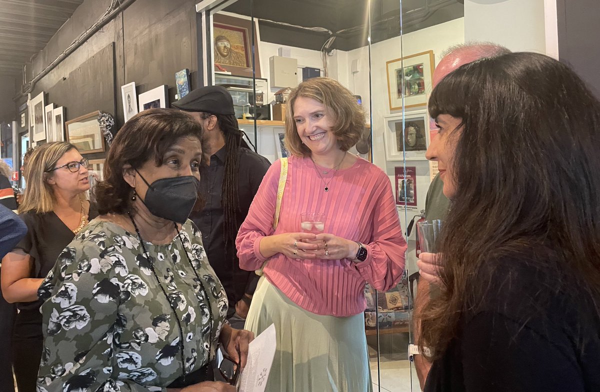 harryvx's tweet photo. Thanks to Hon Minister Paula Gopee-Scoon, Mayor Joel Martinez and all who made #UKinTT πΉπΉ premiere of @BalletBlack film #BBEightfold such a success.
Brilliant to see talented π¬π§+πΉπΉ artists like #BalletBlack founder Cassa Pancho making such cultural & social impact. #BBonFilm https://t.co/5Lfchmnot4