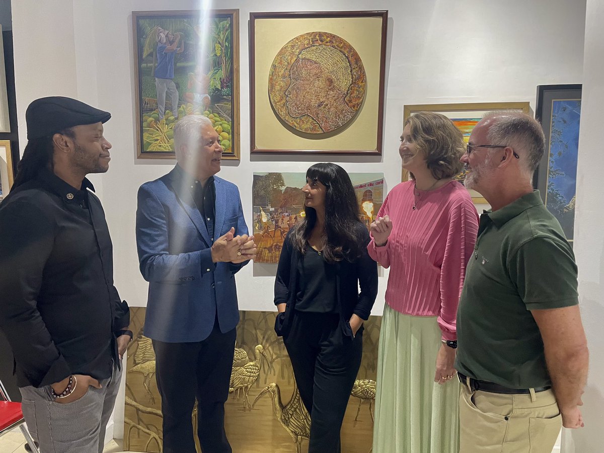 harryvx's tweet photo. Thanks to Hon Minister Paula Gopee-Scoon, Mayor Joel Martinez and all who made #UKinTT πΉπΉ premiere of @BalletBlack film #BBEightfold such a success.
Brilliant to see talented π¬π§+πΉπΉ artists like #BalletBlack founder Cassa Pancho making such cultural & social impact. #BBonFilm https://t.co/5Lfchmnot4