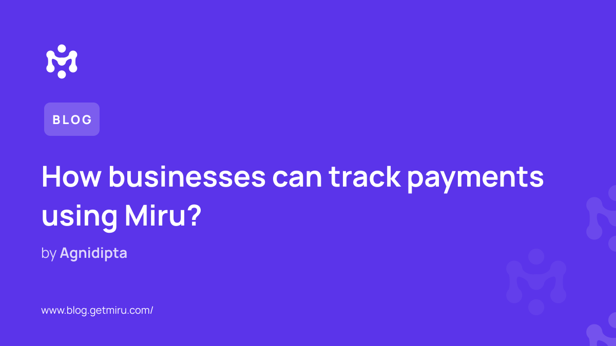 Whether you’re a small business owner or a freelancer, one of the first order of running a business should be streamlining the process of sending invoices and receiving payments. 

Read in this blog, how Miru can help: blog.getmiru.com/blog/how-busin…