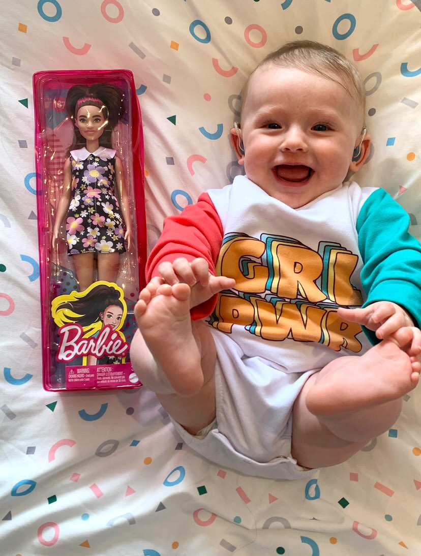 NDCS (@ndcs_uk) on Twitter photo Mattel release a Barbie with hearing aids unveiled by @RoseAylingEllis! Rosie, Participation Manager <a href="/NDCS_UK/">National Deaf Children's Society</a> says "She will give all children a much greater appreciation of the diversity of people around them". Check out this lovely photo shared with us❤️ bit.ly/3ApO7f9 Mattel release a Barbie with hearing aids unveiled by @RoseAylingEllis! Rosie, Participation Manager <a href="/NDCS_UK/">National Deaf Children's Society</a> says "She will give all children a much greater appreciation of the diversity of people around them". Check out this lovely photo shared with us❤️ bit.ly/3ApO7f9