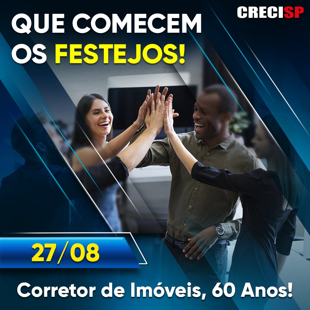 portalCRECISP's tweet photo. #diadocorretor #diadocorretordeimoveis
#orgullho #orgulhodaprofissao #corretordeimoveis60anos #diadocorretor60anos
#diadocorretor2022 https://t.co/Kw957kUPVs