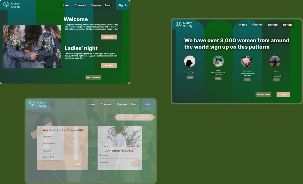 AngelinaAde3's tweet photo. A little update! #DailyUI #beginner #designer #kidney #ckd #dialysis #therapy #transplant #uiuxdesign https://t.co/1T6GzFuTi3