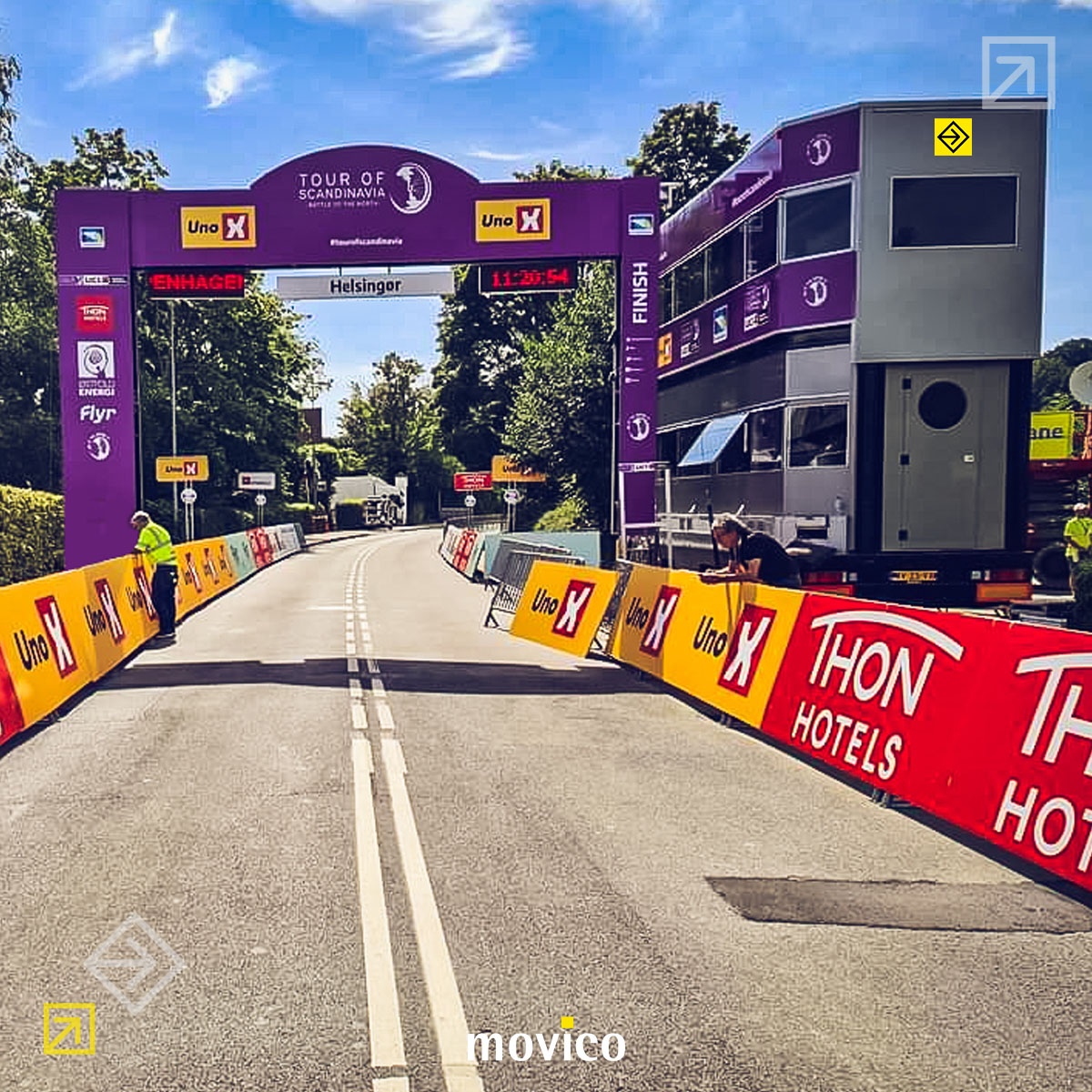 Movico_nl's tweet photo. Are you going on holiday to Scandinavia, Germany, Belgium or Southern Europe? Then you will undoubtedly spot our #hospitality, #press, stage or other #MobileEventStructures on the European roadsβ¦ π€© We just finished the Tour of Scandinavia! π©π° πΈπͺ π³π΄ #Movico #SportsEvent #Cycling https://t.co/2h0uxrU2mh