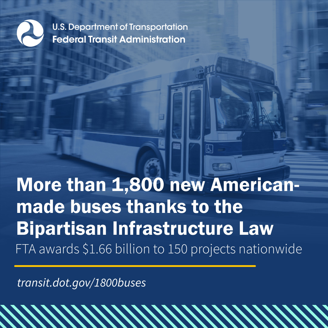NEW: The @FTA_DOT's grant funding includes a historic $43.4 million investment in transit workforce training. This is a welcome shift in how the federal government supports the workforce development needs of frontline transit workers. Our statement:
https://t.co/mVT8nwi4XQ https://t.co/yKALkmrFk1