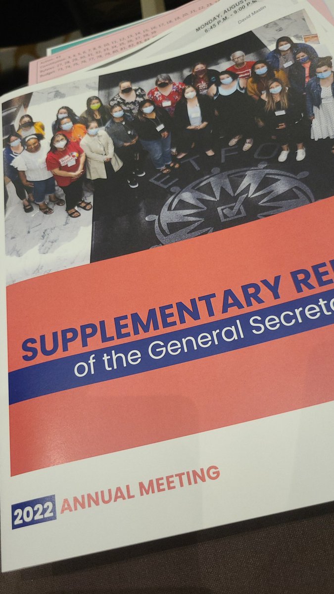 Day 2 at #ETFOAM2022.
Does anyone else think our General Secretary should share her playlist?