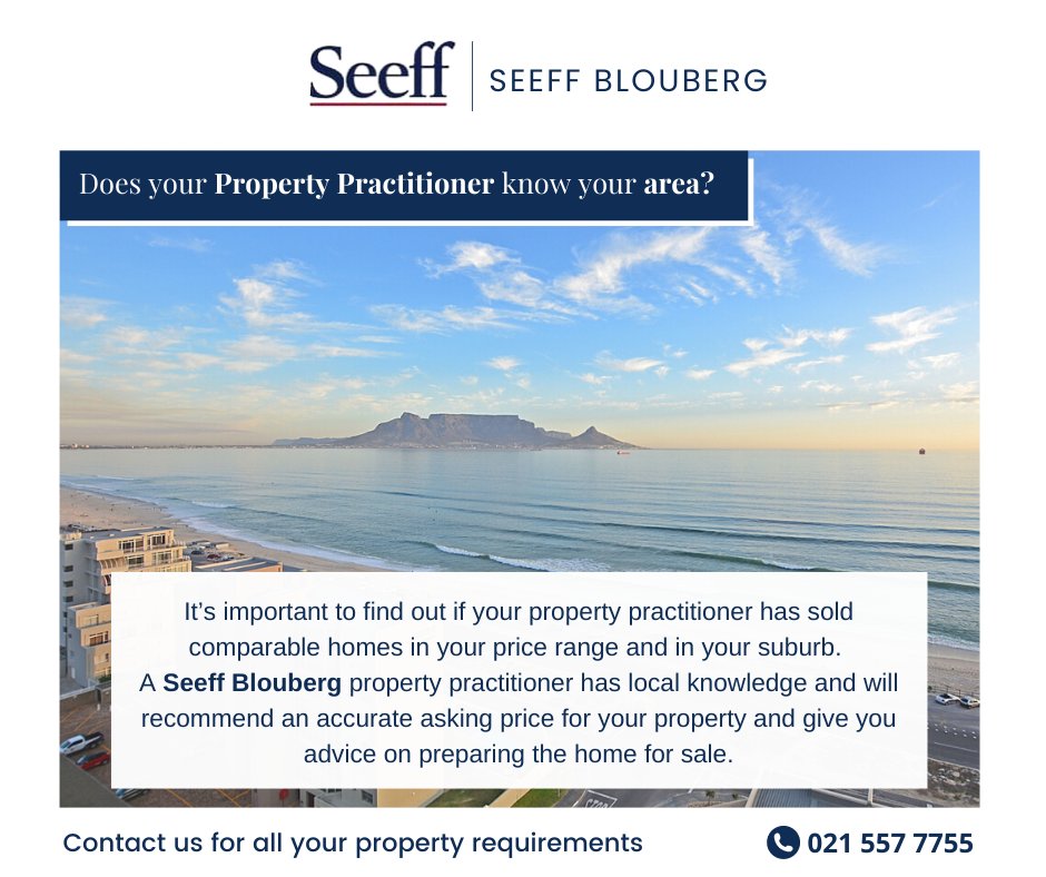 How well does your Property Practitioner know the area? 🏘
-
-
#SeeffProperties #SeeffBlouberg #SeeffCares #propertyadvice #propertytips #SeeffYourWayHome
blouberg.seeff.com