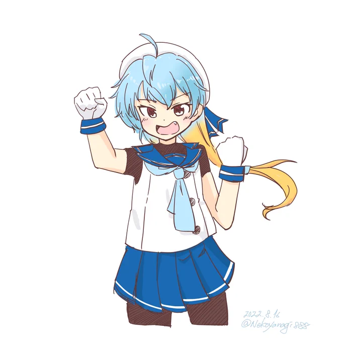 #艦これ版深夜の真剣お絵描き60分一本勝負#艦これ版真剣お絵描き60分一本勝負_20220816 