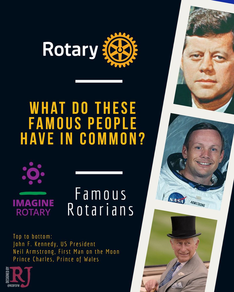 RCofSFW's tweet image. Leadership is one of Rotary’s values.  What do these awesome leaders have in common?
