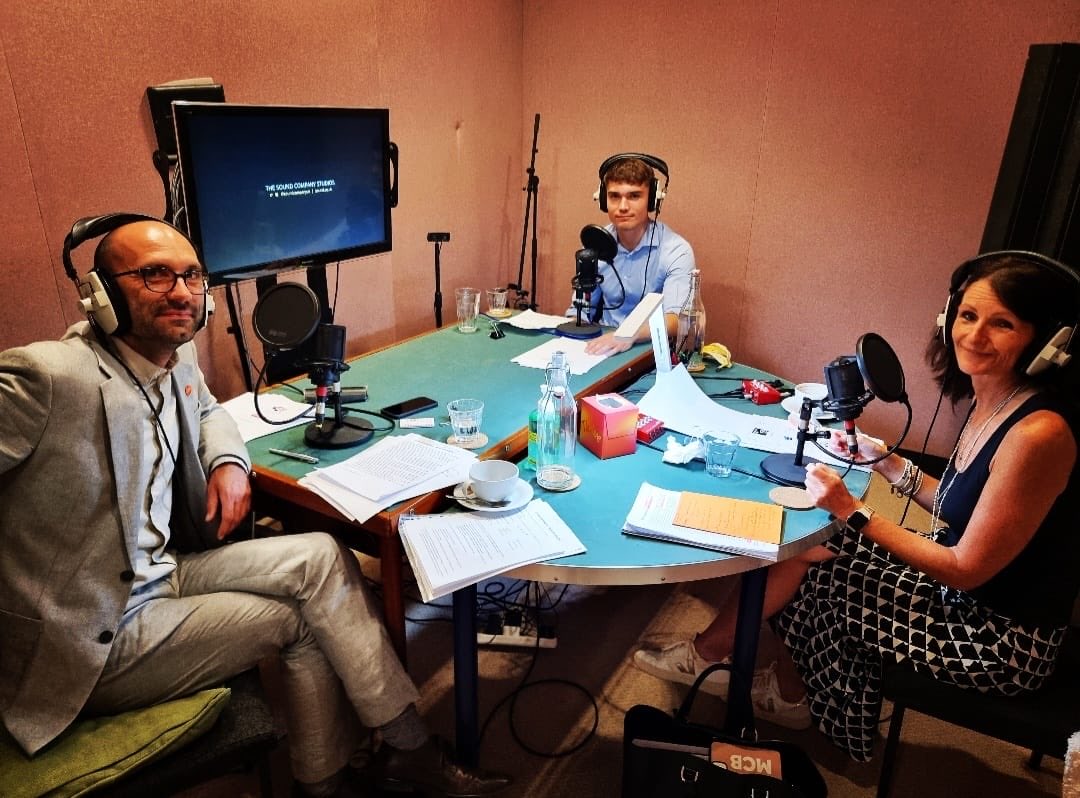 DrTomNutt's tweet photo. Spent the morning in the radio studio talking #meningitis #student awareness and lifesaving #vaccines with @edcook99 and Michelle Bresnahan. A good day’s work. https://t.co/fGqBdi0L5z