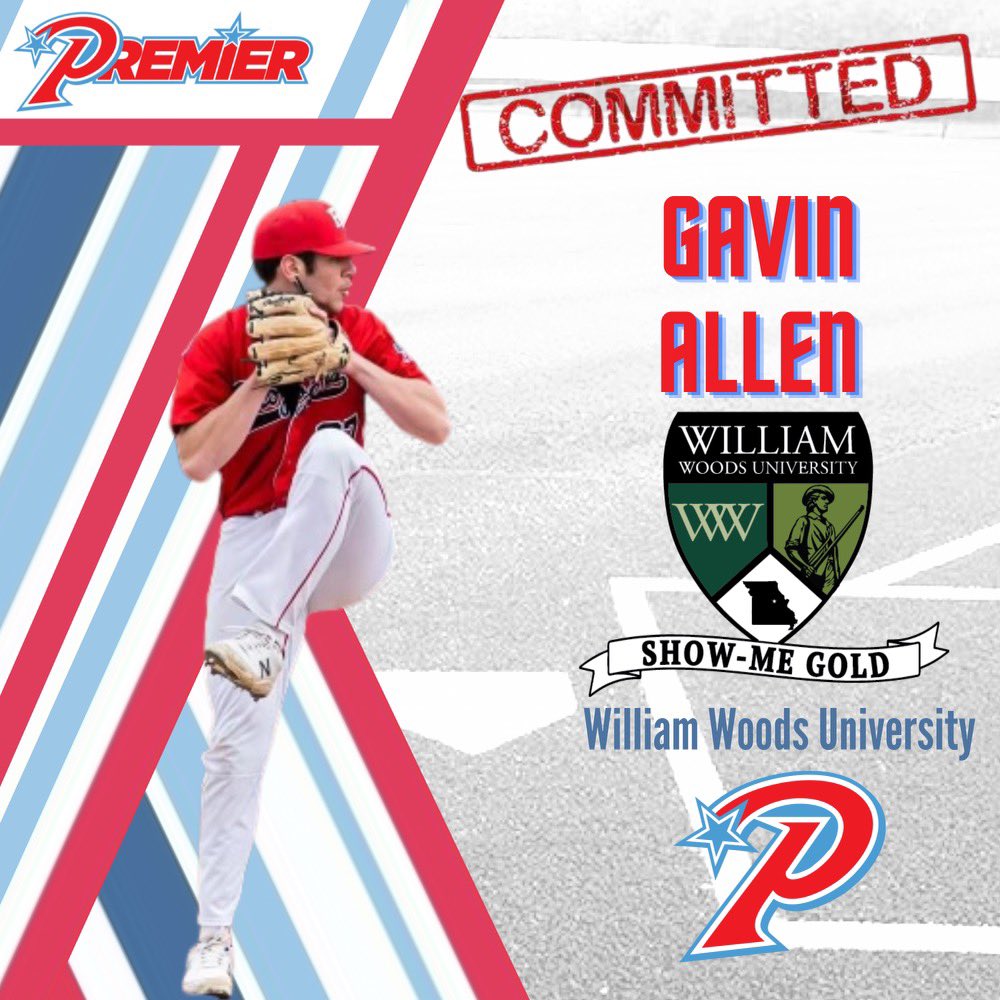 Congratulations to 2023 Gavin Allen as he has decided to continue his academic and baseball career at William Woods University! ⚾️