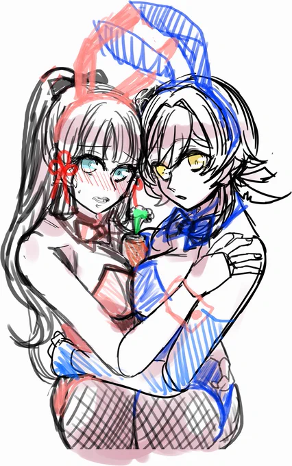 綾蛍の無配を描き始めた 