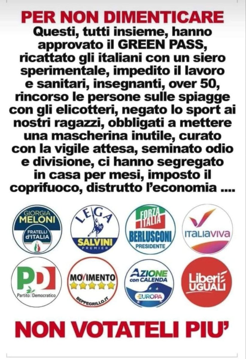 Hanno tolto lo stipendio agli italiani, non dimenticatelo.