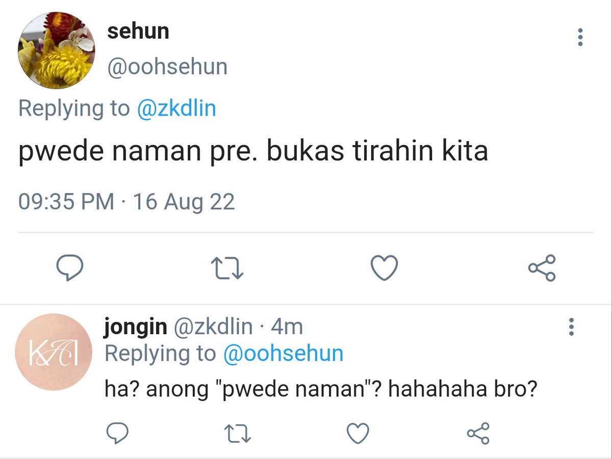 dearesthunkai's tweet photo. #sekai one twt filo/tagalog sns au

"backstab" (with 🔞 innuendo)

#hunkai https://t.co/qQ8QeV6orZ