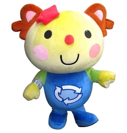 Kawarun, who has "R"s for ears, promotes reducing, reusing, and recycling in Kawasaki City. 