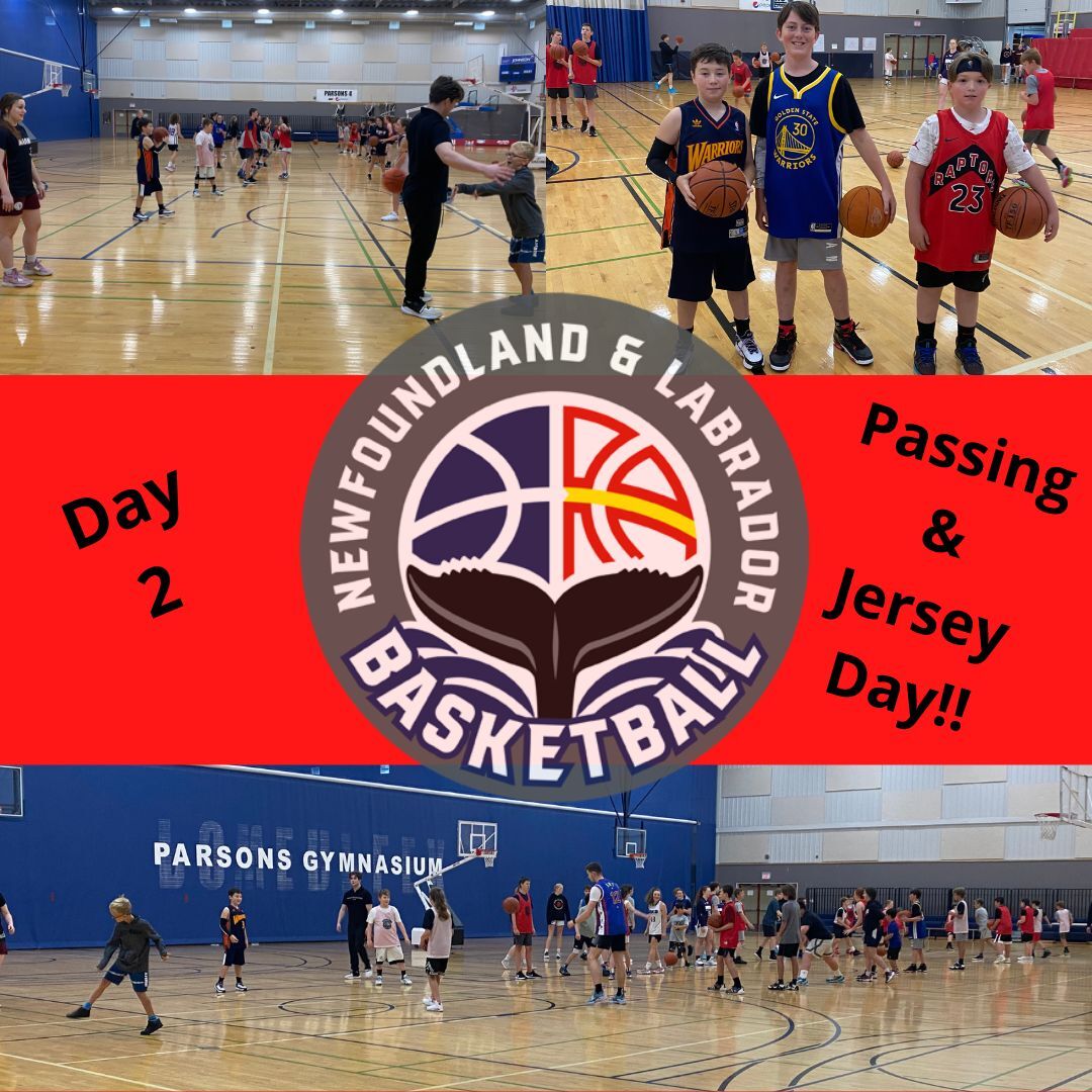 nlbasketball's tweet photo. Day 2 of #NLBA Summer Camp is underway.  The focus today is on passing !! The theme today was favorite jersey day!! https://t.co/JcM4wysiDb