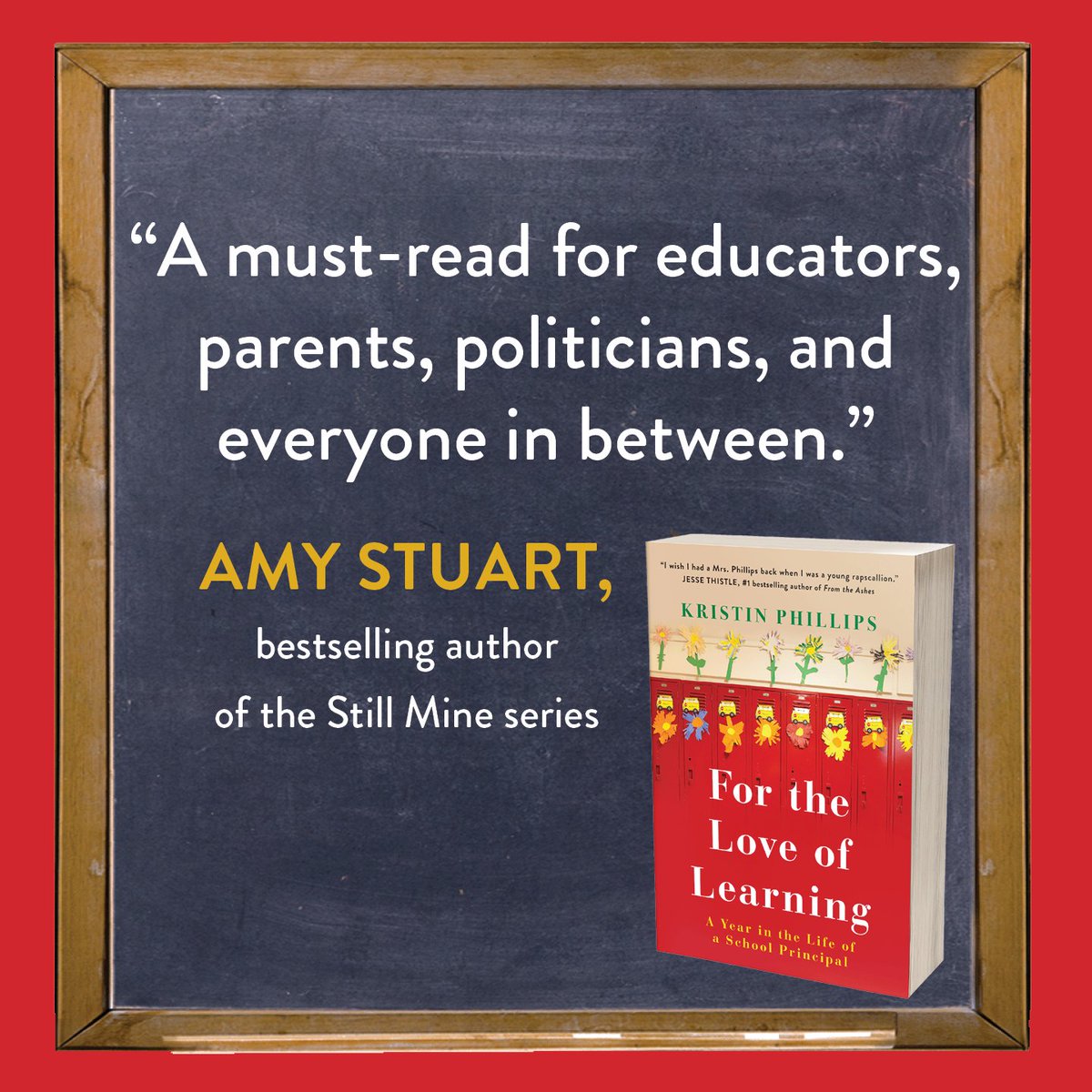 FOR THE LOVE OF LEARNING is an eye-opening and poignant glimpse into the inner workings of school from the perspective of a life-long Canadian educator, <a href="/KristinPhillip3/">Kristin Phillips</a>. Pick up your copy today:
spr.ly/6011zALAz