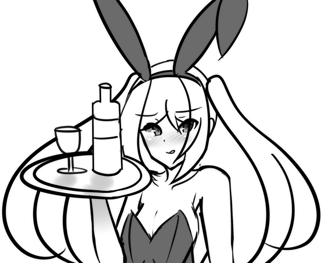 556ちゃんを描きました。
「せつなと私どっちがいいか言ってみなさいよ～」 