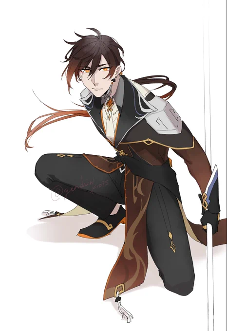 息抜き鍾離#ZhongLi #原神 