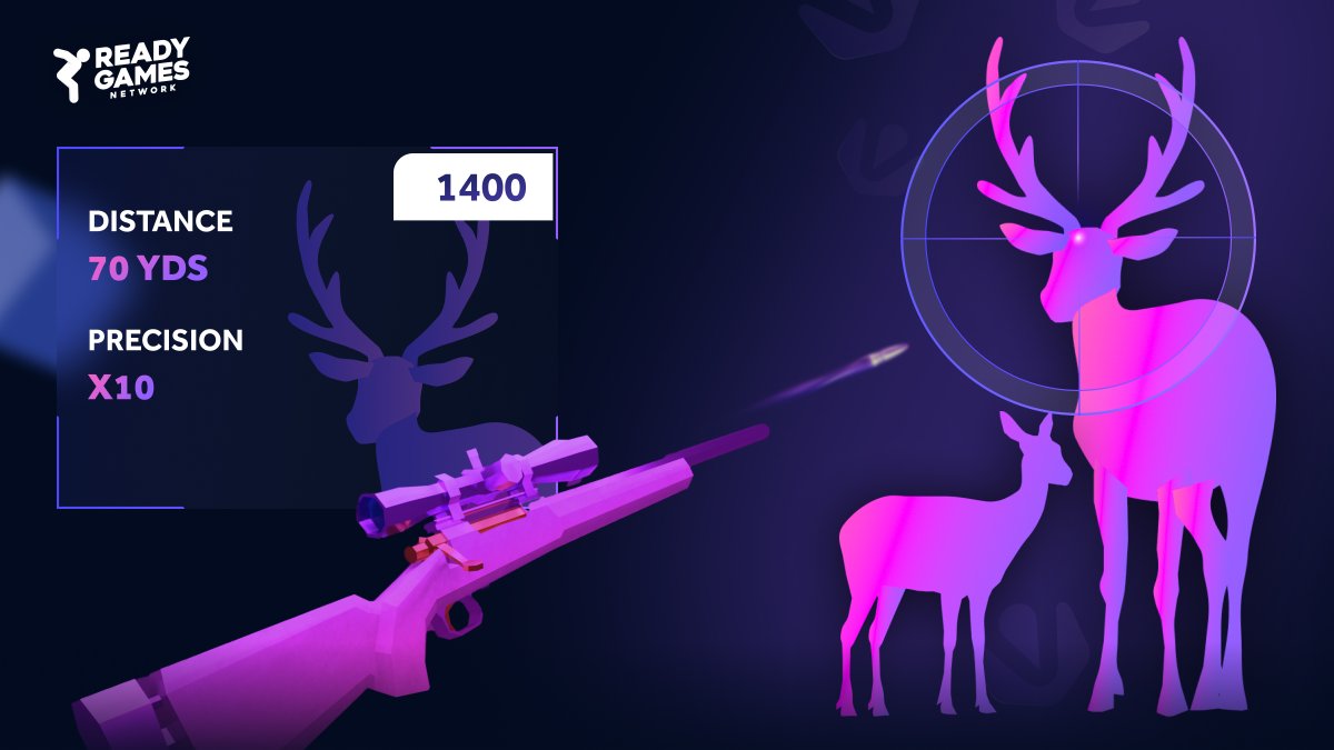 0xplay_network's tweet photo. 🔔 New #game in #readyweb3 soon to be available for #beta #testing!
#DeerHunter, developed by @sambrelastudio, We hope you like it 🤞
As always, it's #TestToEarn, check it out here 👉 https://t.co/EMTI5zmrEv https://t.co/fUK4cy7Q0w