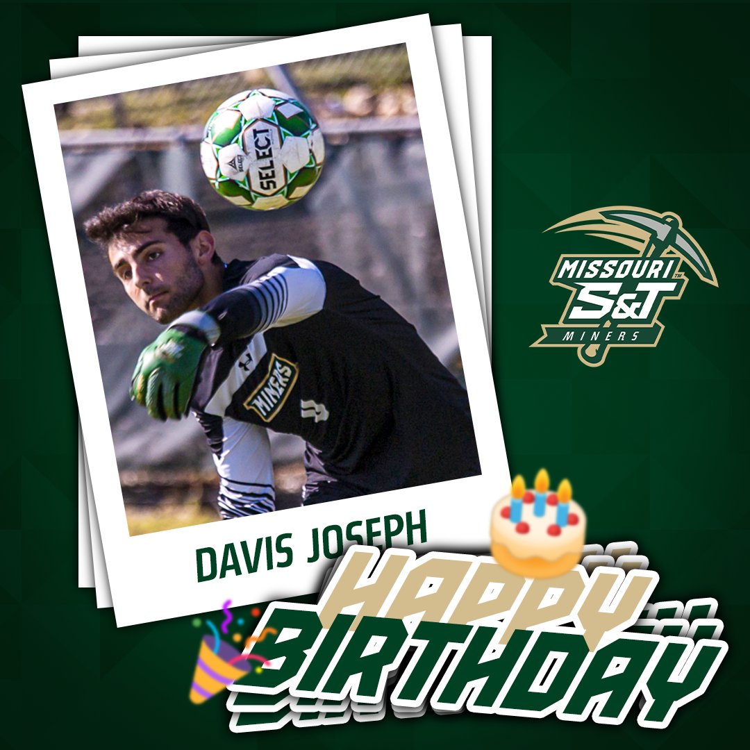 Miners_MSOC's tweet photo. RT to help us wish Davis Joseph a Happy Birthday! 🎊🎂

#MinerPride https://t.co/blYip08rLb