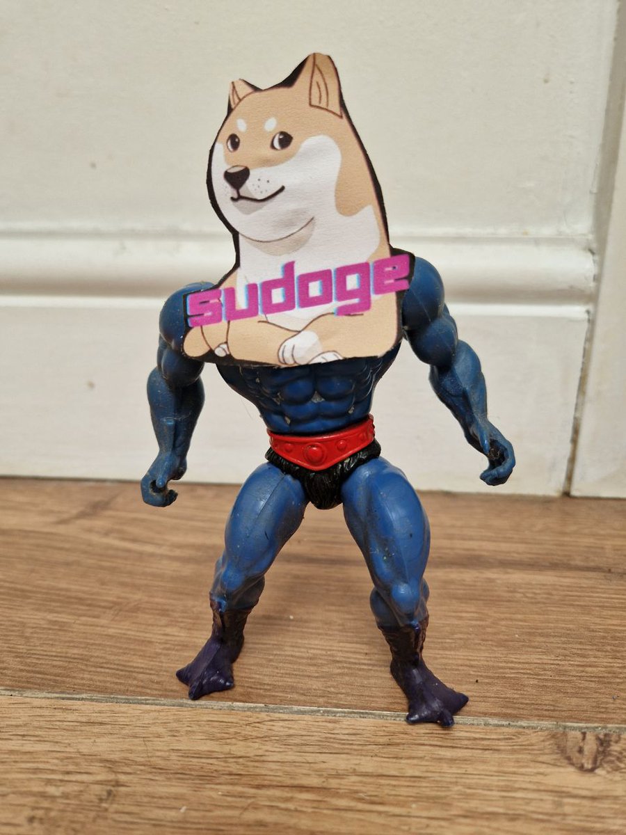 sudogenfts's tweet photo. We haz our own toy masters, we r based n waiting to launch 1,000 loving #sudoge NFTs on #sudoswap

like, rt, engage w tweet 4 chance at free gibs

wen stealth mint? 

thooooon, we r waiting for sudoswap front end to be schmoooooth for fun time frens https://t.co/j22mtwwgb7