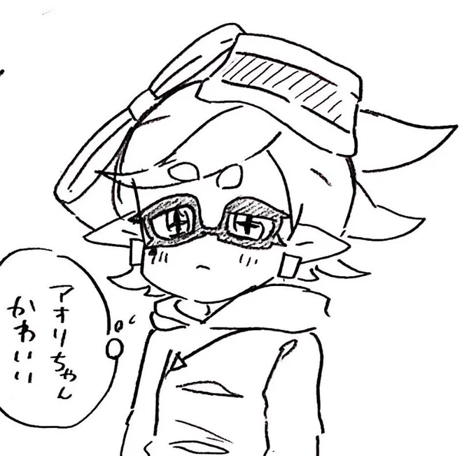 アオリちゃん派筆頭ホタルちゃんを絶対セットで描いてしまう病気を患ってます 