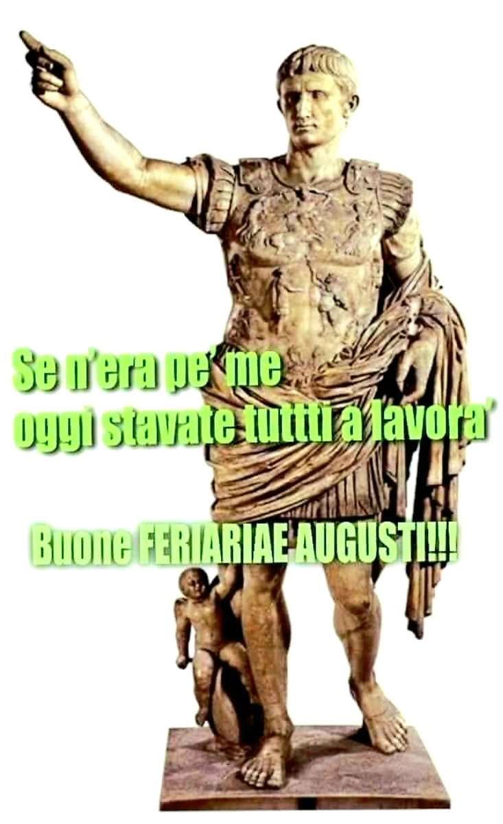 P_anna's tweet photo. Scusate... non è mia... ma non posso non condividere un "date a Cesare qel che è di Cesare"! 

#Ferragosto #FerragostoConUnImmagine 
#2risate
#anticaRoma
#romanizza 
#loli3D #LOLFanFest2022 
#Buongiorno #buonferragosto https://t.co/eJxyUy5tBl