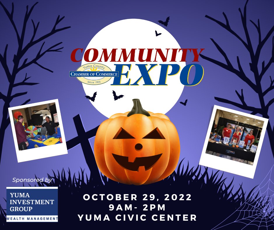 Purchase your booth space to promote your business at yumachamber.org/events
