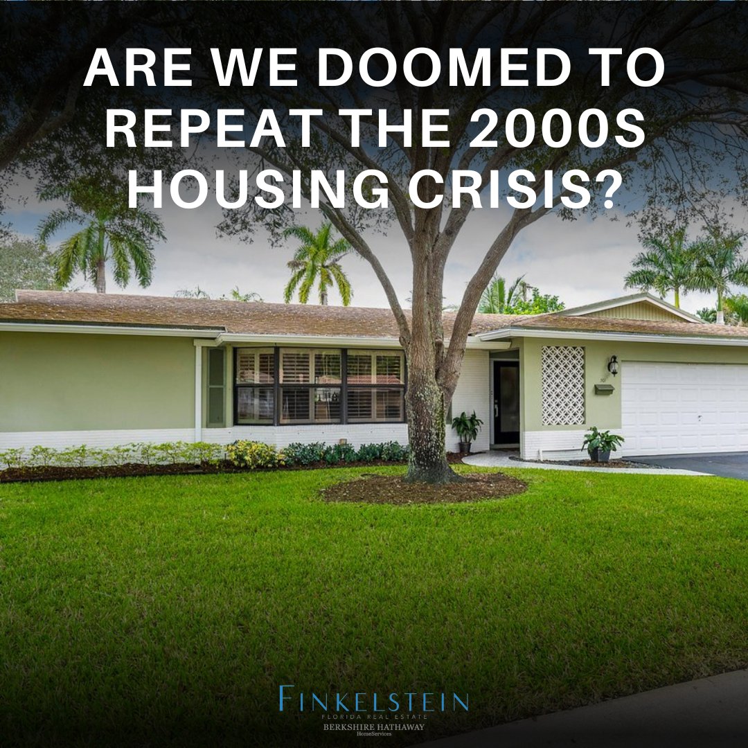 FinkelsteinFL's tweet photo. The early 2000s housing crisis left many devastated after losing real estate investments &amp; homes. It's no surprise that people are still wary of this crisis repeating itself whenever there's an extreme flux in the market.
 
Why is this time different from last? ⁉️
 
🚨 What https://t.co/LO37Bibs7w