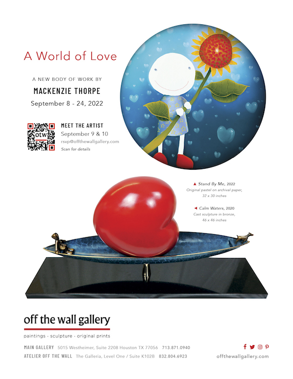 Coming Soon! The World of Love with celebrated British artist Mackenzie Thorpe. Meet the artist and browse a beautiful new collection of originals, prints,  and sculptures. RSVP! buff.ly/3QsOrzw